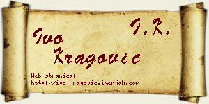 Ivo Kragović vizit kartica